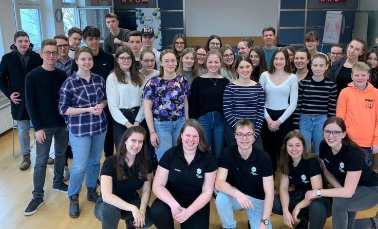 Die Klassensprecher aus dem Bezirk Ried trafen sich zu einem Kongress. Foto: privat