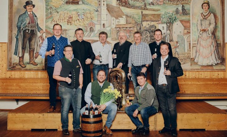 Gruppenfoto von Mitgliedern der Bierregion Innviertel Foto: Prokop