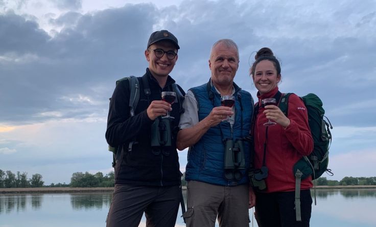 Das Siegerteam (v. l.): Florian und Karl Billinger, Paula Wegenschimmel Archivfoto: privat