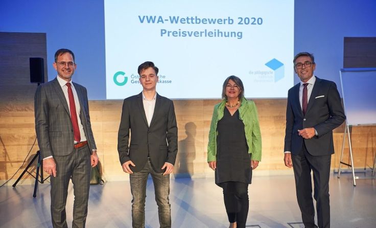 Paul Hörantner (2. v. l.) bei der Prämierung Foto: Mayr