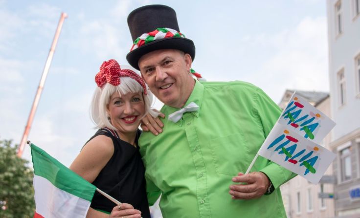 Teatro Banal bringt gute Laune in die Stadt. Foto: Kaufmann