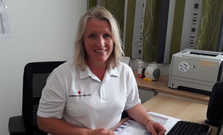 Andrea Hartinger ist für den Bezirk Ried Wunschmobil-Ansprechpartnerin. Foto: Tips