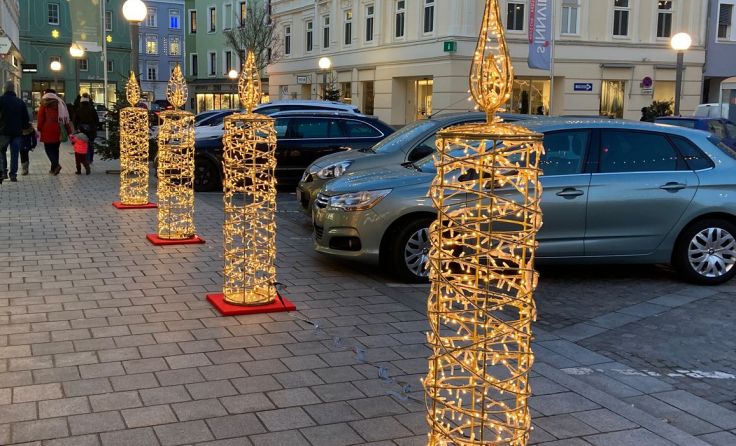 Alles glitzert und leuchtet. Foto: Stadtmarketing Ried