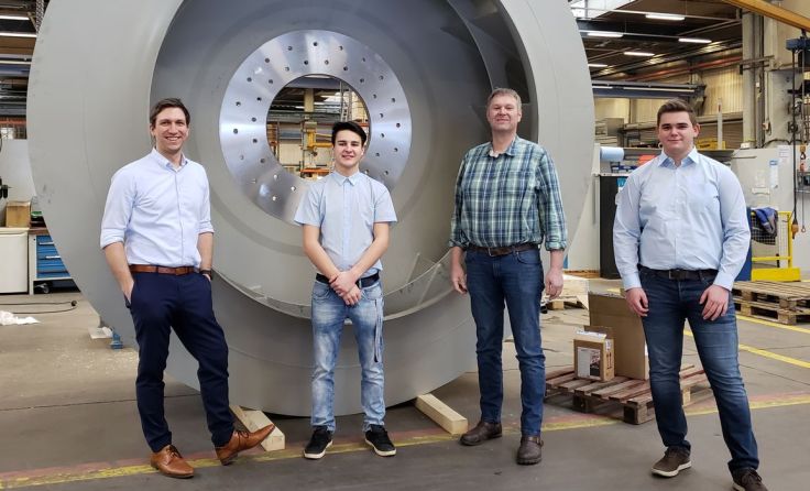 V. l.: Fabian Grabner, Dominik Baldemair, Albin Hartl und Thomas Gfellner Foto: Scheuch