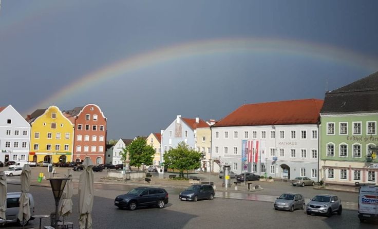 Die Marktgemeinde Obernberg punktet mit einem wunderschönen Martkplatz. Foto: Gemeinde