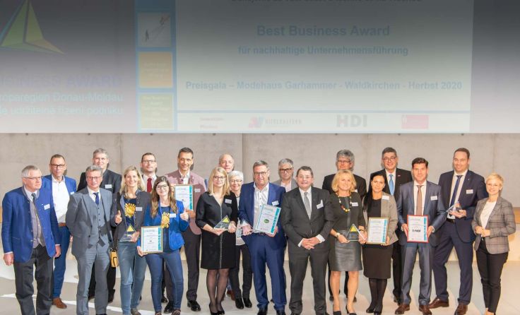 Die Preisträger des Best Business Award 2019 Foto: BBA