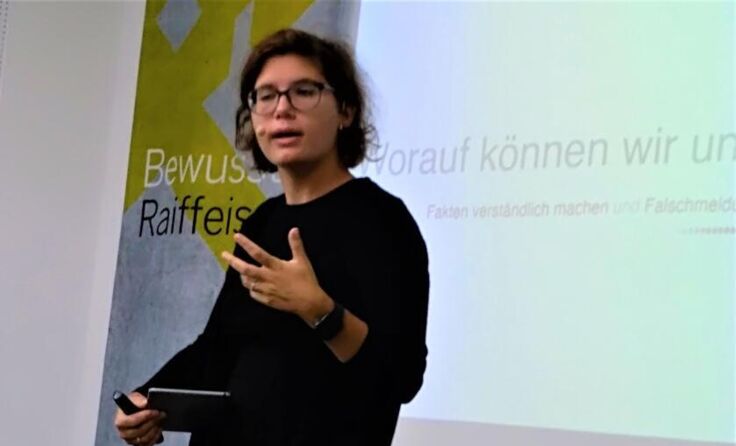 Ingrid Brodnig weiß wie man Fake News entlarvt. (Foto: Frauennetzwerk3)