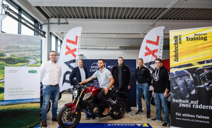 Benjamin Wohlgemuth auf seiner Honda (Foto: ÖAMTC/APA-Fotoservice Greindl)