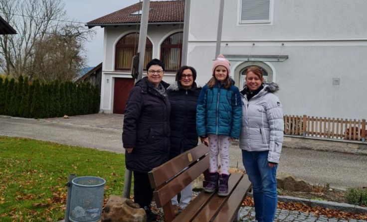 Auch in Wippenham wurde die Fahne gehisst. (Foto: Kinderfreunde)
