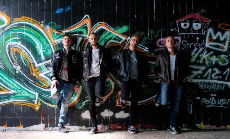 Gernot, Patrick, Heinz und Nino haben die Band Voltwechsel gegründet. (Foto: Pessl)