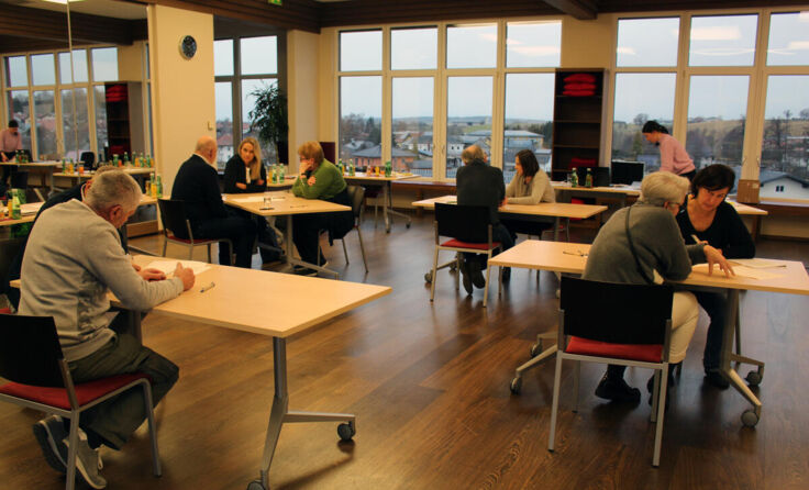 Der Vorstand bei der Klausur Ende Jänner (Foto: LEADER-Region Mitten im Innviertel)