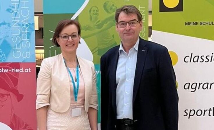 Die Direktoren von HBLW/FW und HAK/HAS, Margit Parzer und Hubert Wiesinger (Foto: privat)