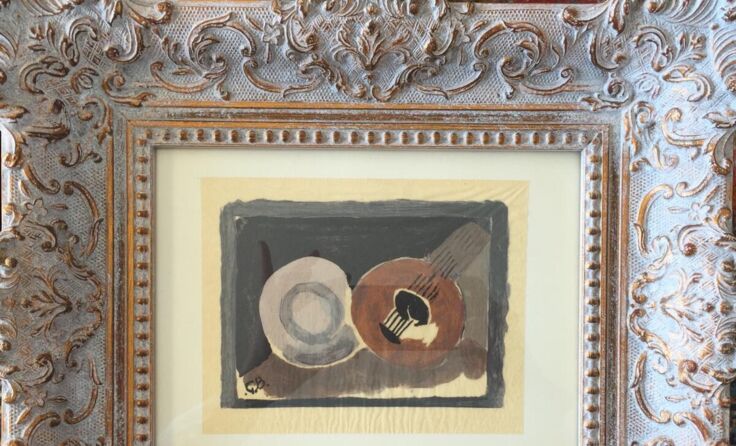 Braque – Stillleben mit Gitarre (Foto: Kunsthaus Obernberg)
