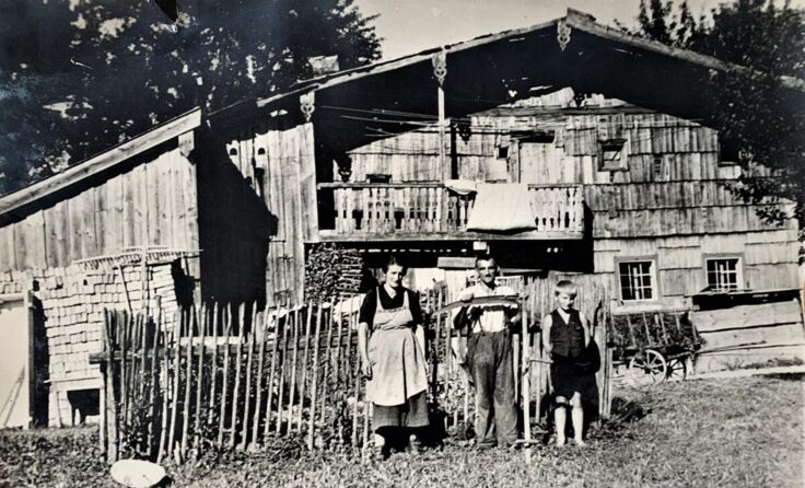 Familie Wallerstorfer „Ferdlmann in Leithen“ Eberschwang Nr. 42 (1932) (Foto: privat)