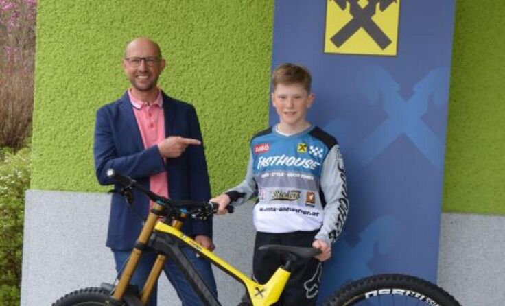 Johann Baumkirchner und Felix Fasl (Foto: Raiba Eberschwang)