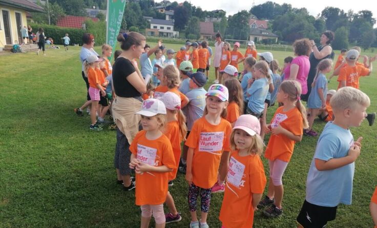 Die Kinder waren mit Freude dabei. (Foto: Rosenauer)