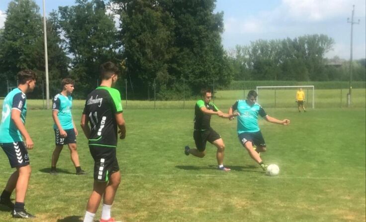 Die Landjugend Eberschwang beim Fußballturnier (Foto: LJ Schoibl)