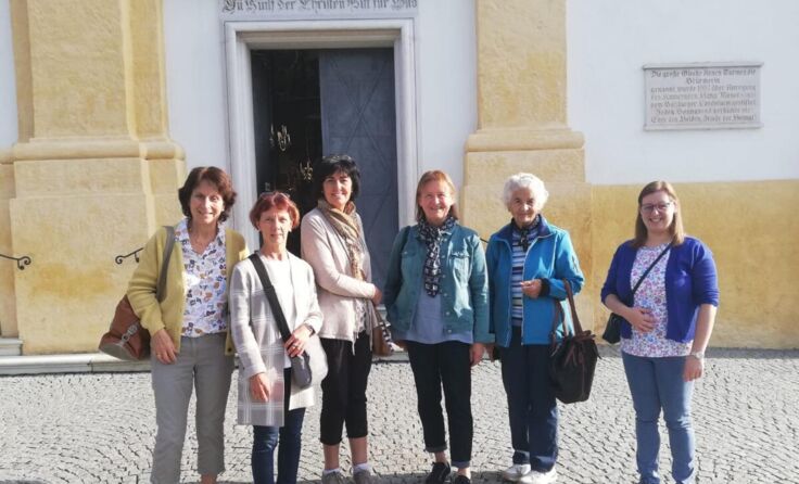 Die Mesnerinnen waren in der Altstadt unterwegs. (Foto: privat)