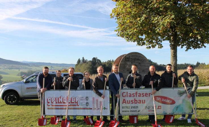 Spatenstich in Geiersberg (Foto: Infotech)