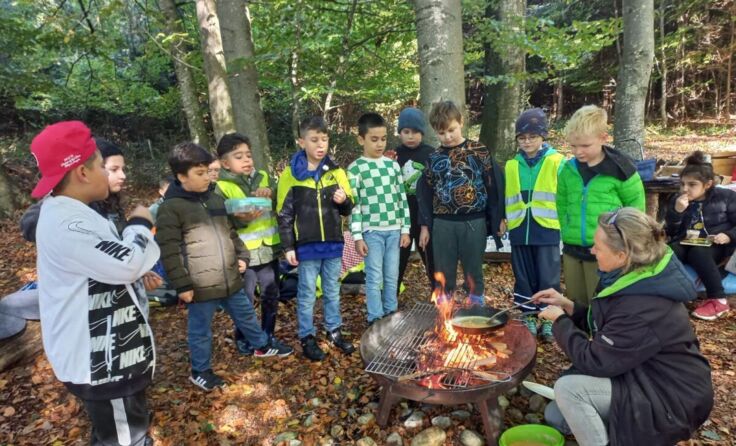 Die Kinder waren sehr interessiert. (Foto: privat)