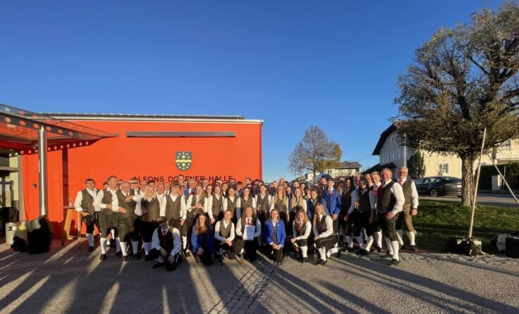 Die Bauernkapelle Eberschwang hat lange auf diesen Erfolg hingearbeitet. (Foto: privat)