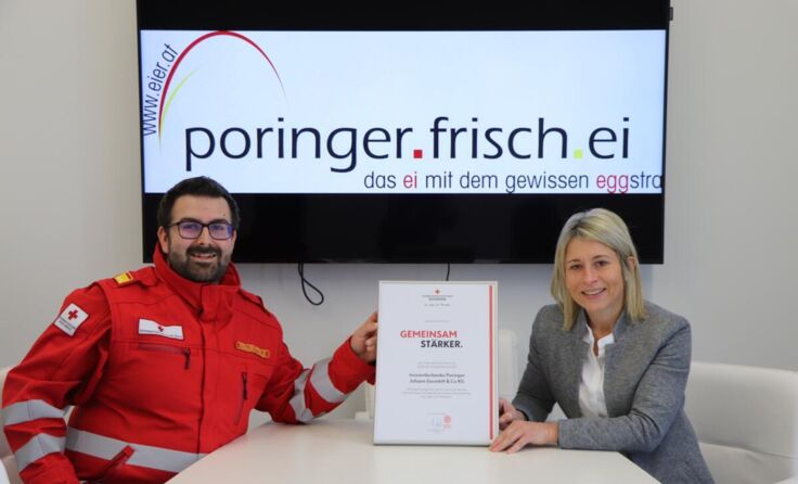 Christian Dobler-Strehle und Alexandra Furthner-Poringer (Foto: RK Ried)