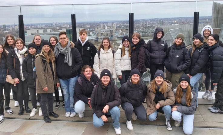 Die Schüler der HBLW Ried erkunden London. (Foto: HBLW, Ried, Sprachreise)