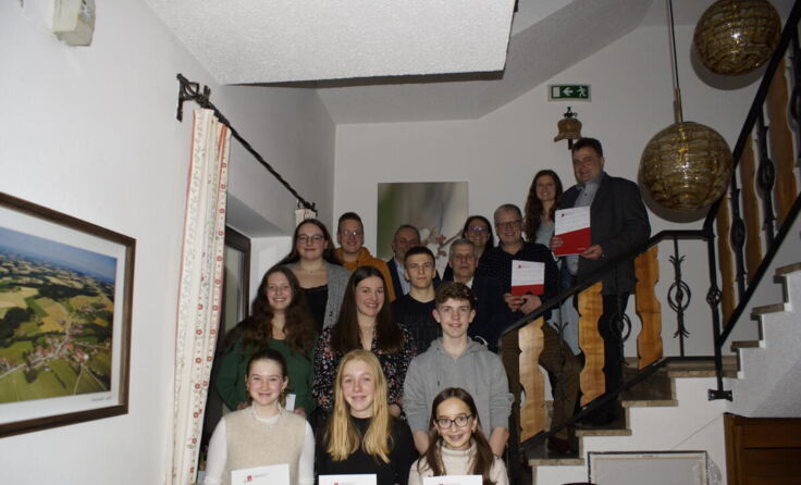 Die Musiker bei der Jahreshauptversammlung (Foto: privat)