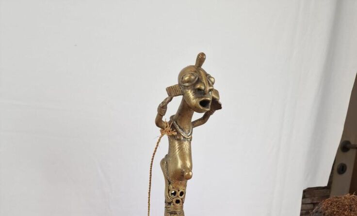 Schöne Bronzestatue (Foto: privat)