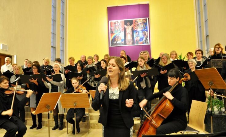 Der Riedbergchor begeisterte sein Publikum. (Foto: Jodlbauer)