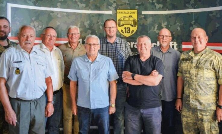 Der Vorstand der 13-er Kameradschaft (Foto: 13-er Kameradschaft)