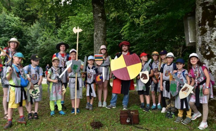 Die Rieder Pfadfinder beim Sommerlager vor zwei Jahren (Foto: Pfadfinder Ried)