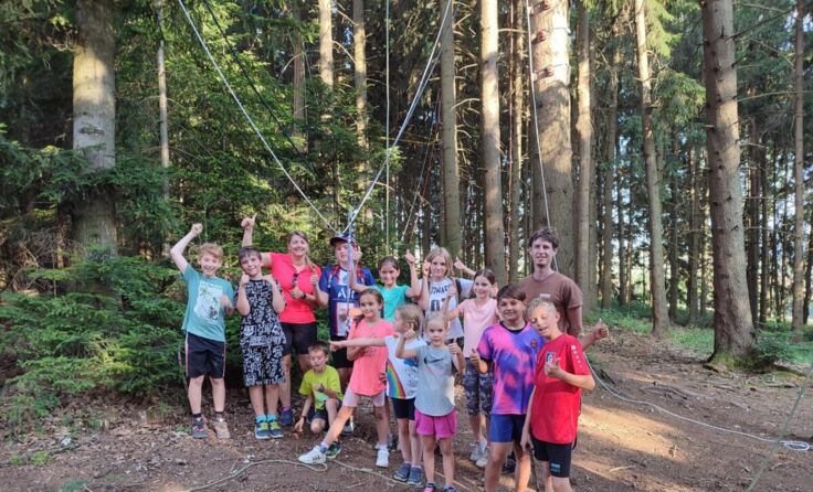 Viel Spaß hatten die Kids beim Klettern. (Foto: privat)