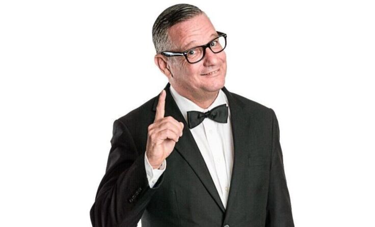 Manfred Antonius Distel als Heinz-Erhardt-Imitator (Foto: Kasza)