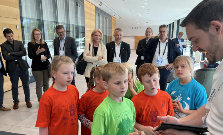 Die Alpbacher Volksschüler waren begeistert von den Workshops im Future Lab 2 go. (Foto: Fill)