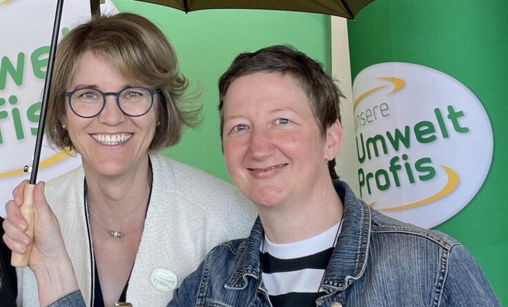 Gudrun Pichler-Zecha und Sonja Glatzel (Foto: BAV Ried)
