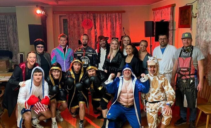 Ob Boxer oder Zootier - alle waren maskiert. (Foto: privat)