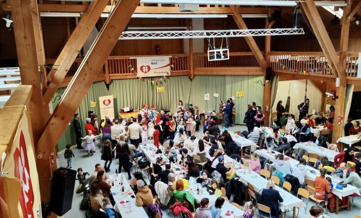 Buntes Faschingstreiben in der Bauernmarkthalle (Foto: Kinderfreunde)