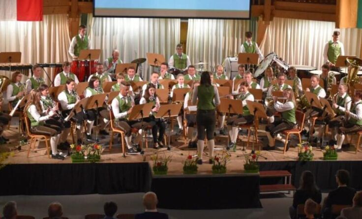 Die Musiker bei ihrem letzten Konzert. (Foto: Musikverein Andrichsfurt)