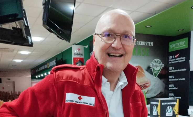 Alfred Jobst ist freiwilliger Blutspende-Helfer (Foto: RK Ried/Nagl)
