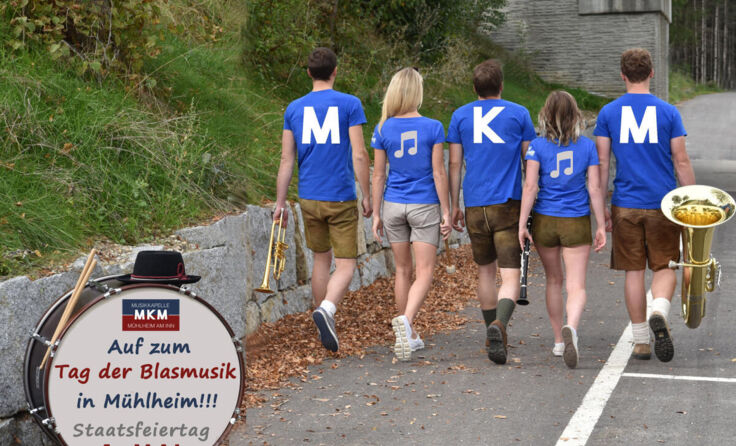 Die Musiker laden alle zum Tag der Blasmusik ein. (Foto: MKM)