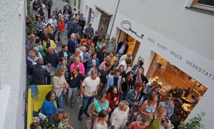 Der Besucherandrang ist bei Festlichkeiten entsprechend groß. (Foto: Giesserei eGen)