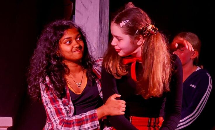 Die Schüler zeigten ihr schauspielerisches Talent bei "Momo". (Foto: Part)