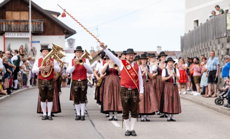 Der Musikverein Gurten bei der Marschwertung (Foto: privat)