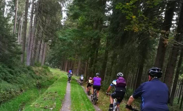 Es gibt zwei verschiedene Routen für die Radfahrer. (Foto: ÖVP St. Oswald)