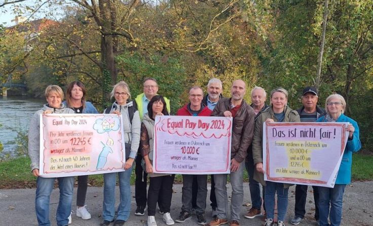 Der ÖGB Ried fordert die Einsetzung einer Lohntransparenzrichtlinie. (Foto: ÖGB Ried)