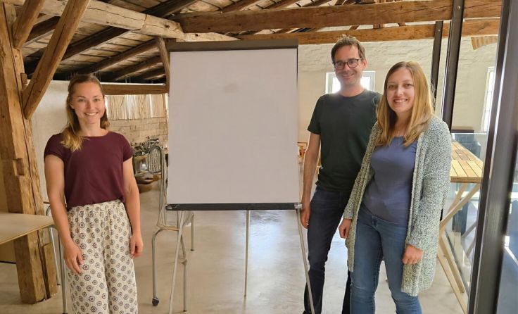 Die Organisatoren Stephanie Steinböck, Bernhard Kronberger und Eva Lenger (Foto: Planitzer)