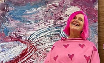 Pink Art Künstlerin Ela Reitinger lädt zur Vernissage im Schloss Zell/Pram 