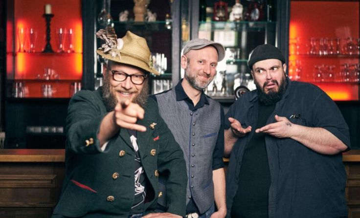 Die drei Bayern garantieren einen lustigen Abend. (Foto: Manuel Ringlstetter)