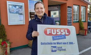 Vom Tips-Glücksengerl in Andorf beim Einkauf überrascht